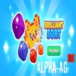 Brilliant Sort: Diamond Puzzle