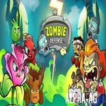 Взломанная Zombie Defense - Plants War - Merge idle games