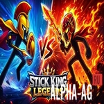 Взломанная Stick King Legend