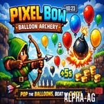 Взломанная Pixel Bow - Balloon Archery