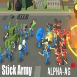 Взломанный Stick Army: World War Strategy
